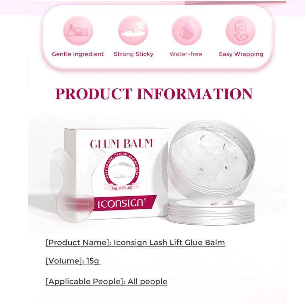 ICONSIGN Glue Balm For Lash Lifting Fast Fixing Shape Eyelash Brow Lashes Lift Waterproof Wax Beauty Makeup Tools X250722