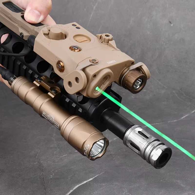 Vadsn Tactical Peq Peq15 Peq-15 SF M300A M600C Flashlight Airsoft Hunting Accsesories High Power Red Dot Green Blue Indicator W250722