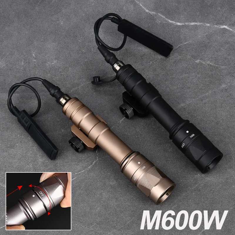 WADSN Airsoft M600 M600W SF Flashlight Tactical Gun Light Strobe Weapon Light SF M600W Rifle Lamp Dual-Function Remote Switch W250722