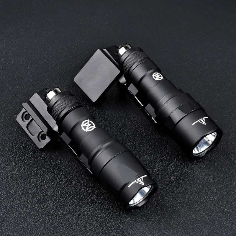 Tactical M300A M300C M300W M600C M600B Thrust Tail Flashlight Sets Extension Stand Suitable for M-LOK KEYMOD Guide Rail Gun Lamp W250722