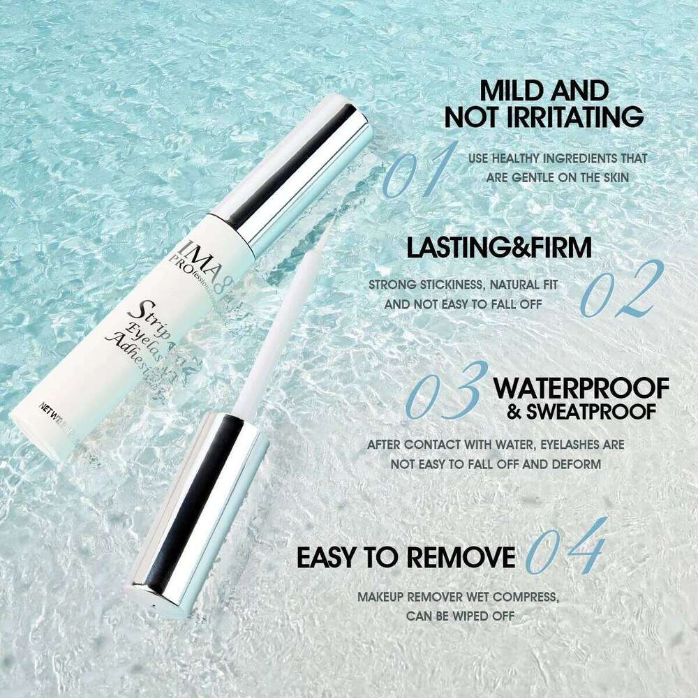 IMAGIC 5ml False Extension Glue Waterproof Fast Dry Long Lasting Strong No Irritation Transparent Eyelash Primer Tools X250722