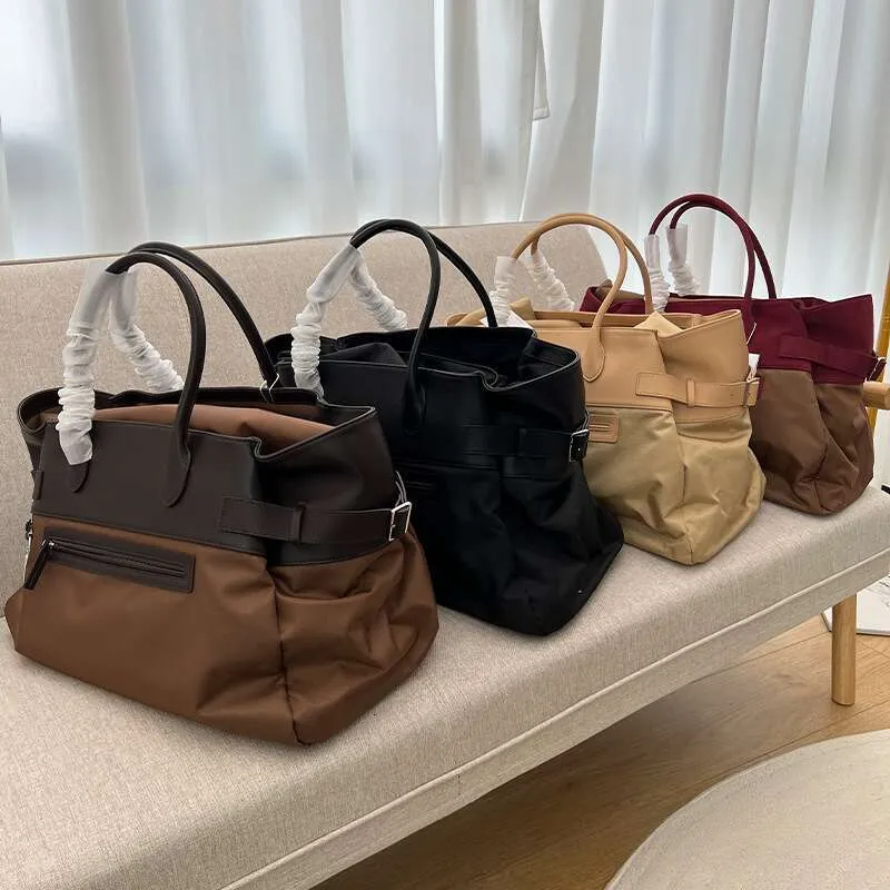 TOP Roow 15 Totes Large Capacity Margaux 17 Suede Handbag Park Tote Bag rowwe litchi Leather Designer Camdem Flat Shoulder Strap Terrasse Purse 9y