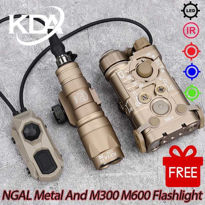 VadSn Nagl Metal Version Red Dot Green Blue Aiming Pointer Laser Indicator SF M300A M600C Flashlight LED Strobe Light With Axon W250722