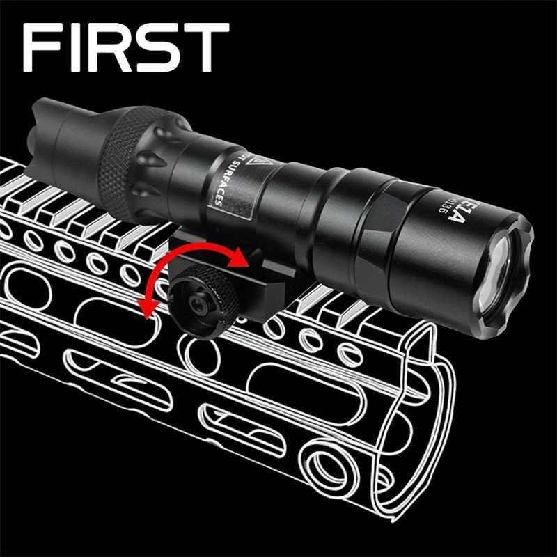 Tactical M600B M300B Scout Light Rifle Flashlight LED Hunting Spotlight Dual Function Switch Suitable for 20MM Rail W250722