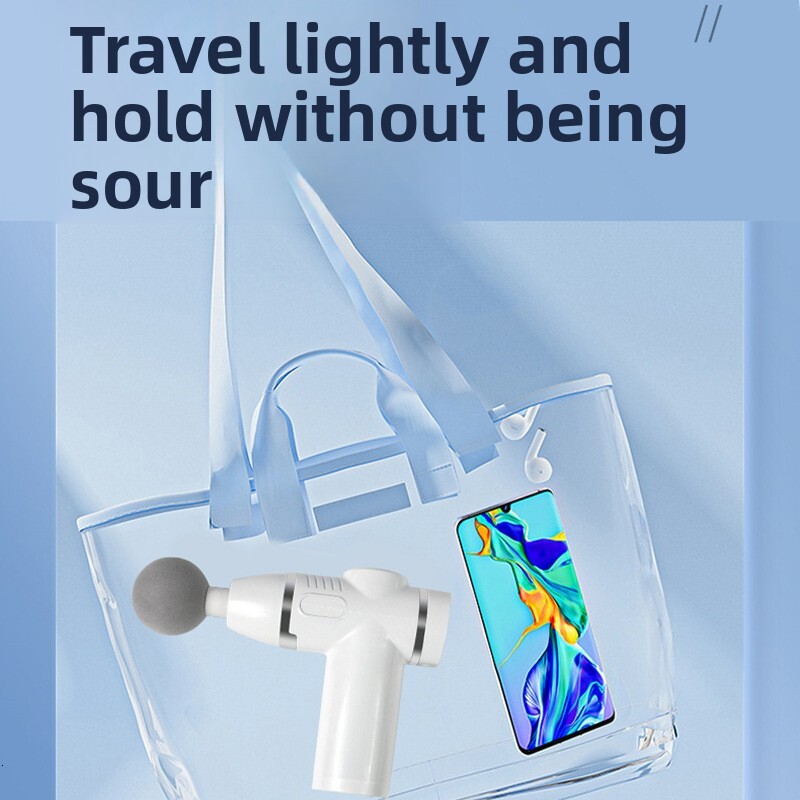 Mini Fascia Rechargeable 12-Head Muscle Professional Grade Fiess Neck Massager Gun