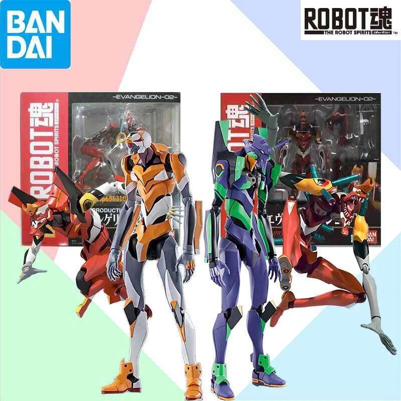 Bandai Original MODEL KIT ROBOT SOUL EVANGELION Action Figure Model Toy Gifts For boy Collectible Foam box sends 170mm
