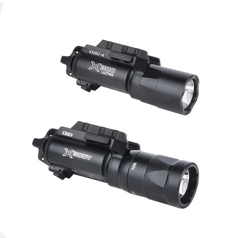 WADSN Tactical Surefire X300 X300U Ultra X300V Pistol Scout Light Rifle Airsoft Weapon Gun Strobe Flashlight Glock G17 19 Torch W250722