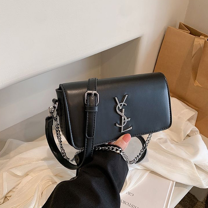 Free Shipping Chain Underarm Bag Women 2025 New Style Fashion Versatile Party Bag Letter Print Shoulder Crossbody Bag Pink Khaki013