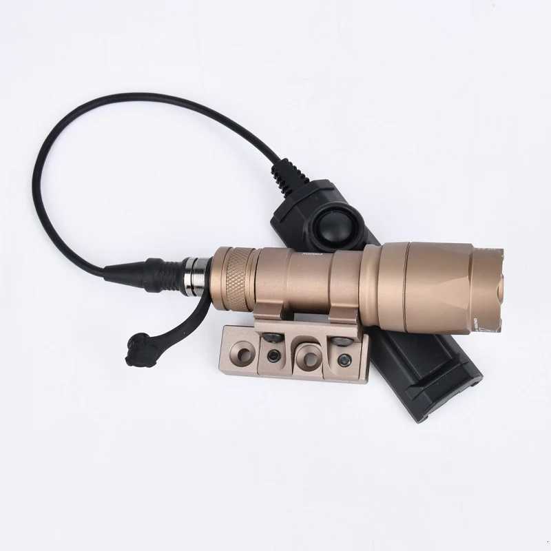 Surefire M300 M600 Mini Scout Light SF M300A M300U Weapon Powerful Flashlight Tactical Hunting Gun Dual Function Switch Mlok Keym W250722