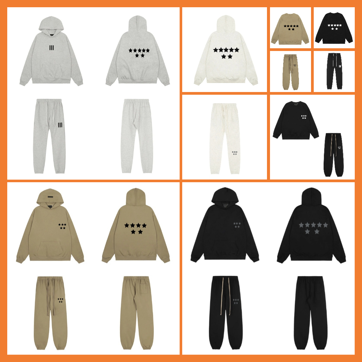 Men's Designer Hoodies Pants Minimalist Letter Printing Loose Casual Tracksuit Outdoor Sport Classic Unisex Hooded Sweatshirt