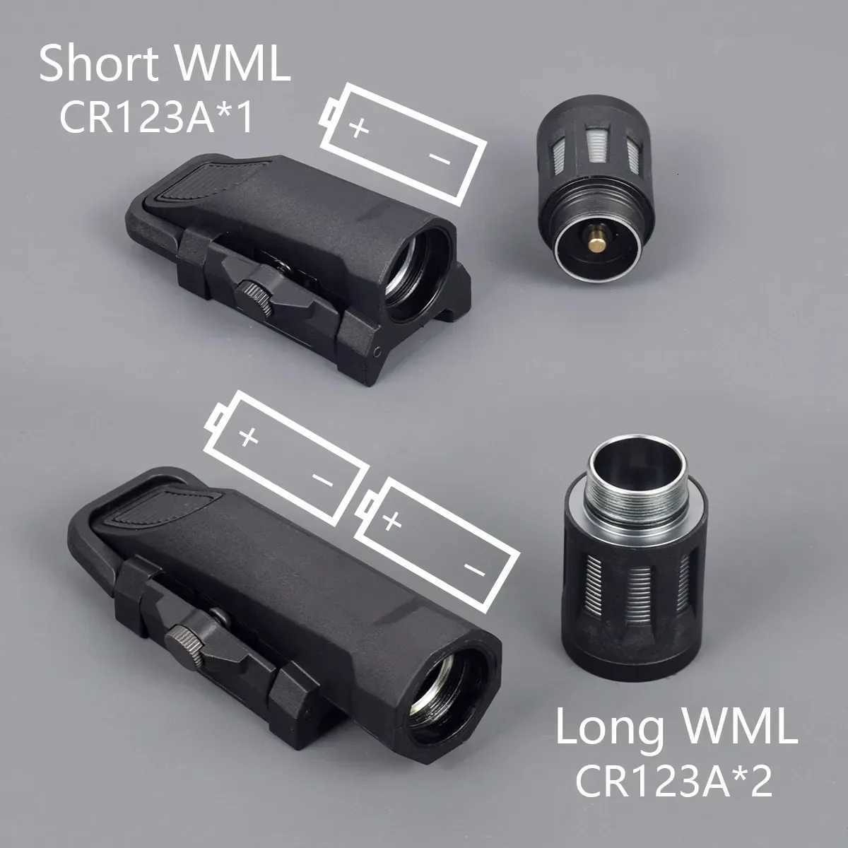 Tactical WMLFlashlight APL Weapon Gun Light Airsoft AR15 Rifle Pistol Light Constant-on/Momentary-on/Strobe Fits 20mm Rail Torch W250722