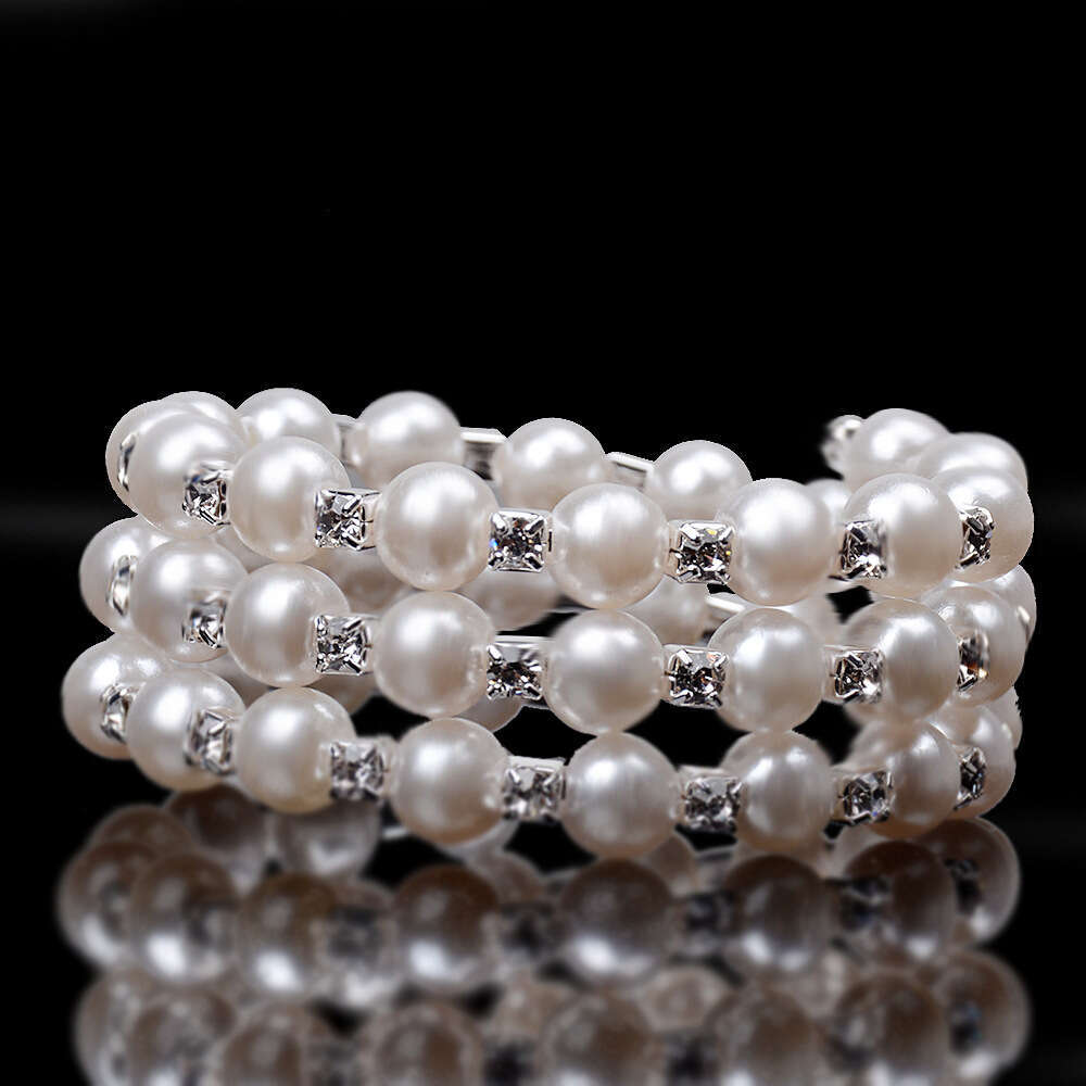 Summer Trendy Fashion Multi-layer Pearl Bracelet Yiwu Small Commodity Market Display