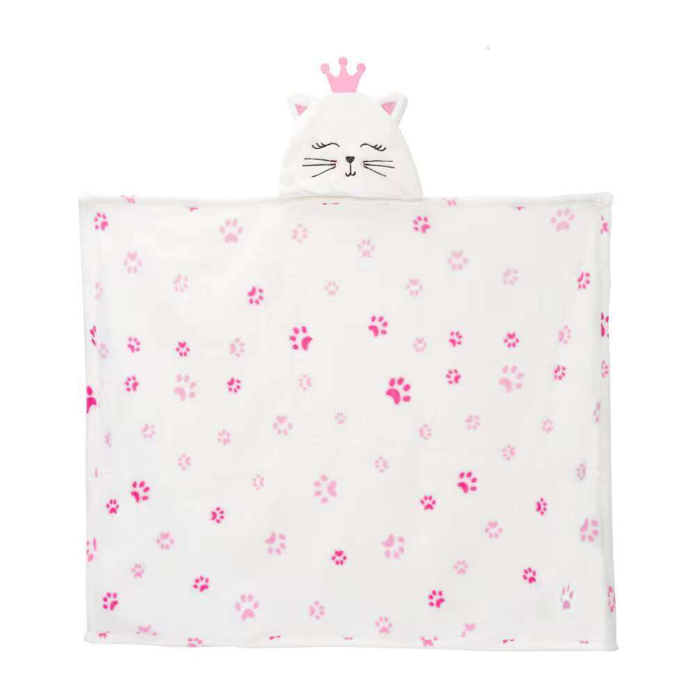 Blankets & Swaddling All - Season Breathable and Warm Hello Kitty - Themed Baby Hooded Towel Blanket, Brand - New Design