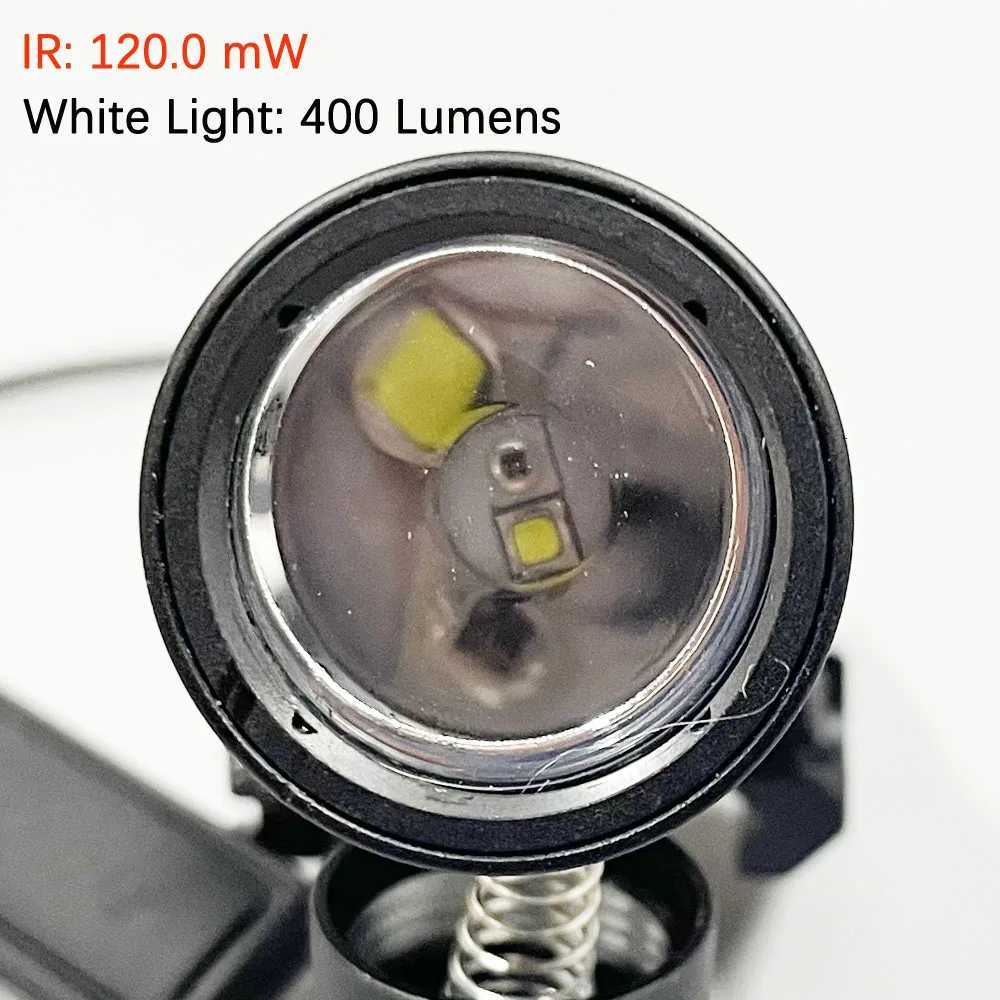 300V IR Scout Light White LED Infrared Illuminator Dual Output Tactical Light Constant Momentary Fits 20mm Rail W250722