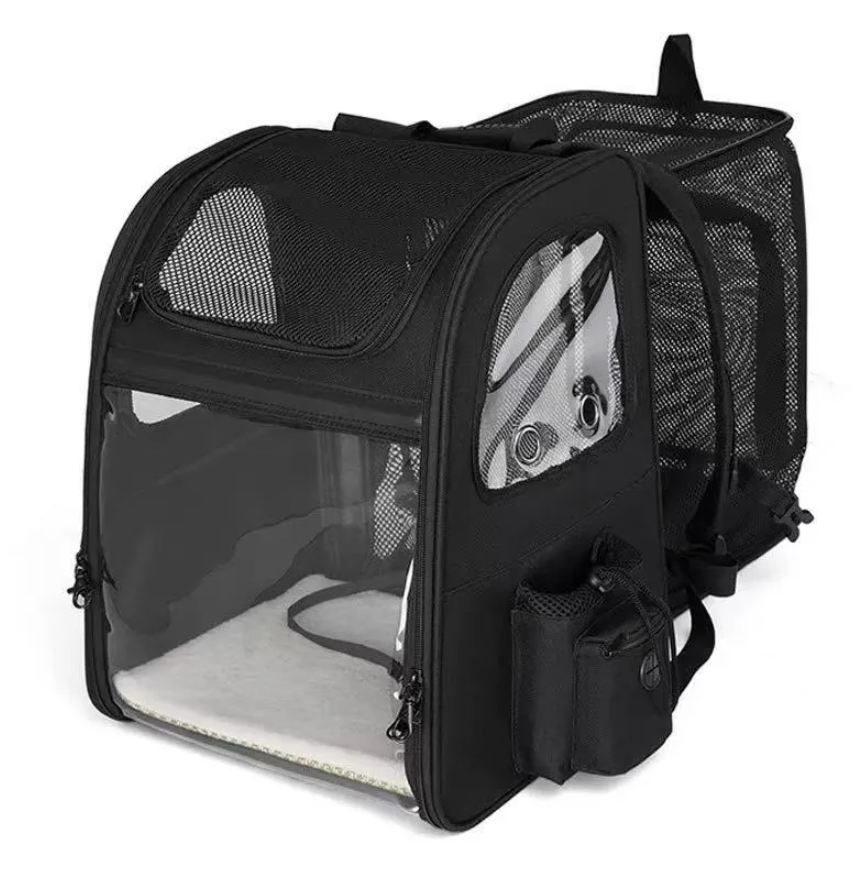 Cat bag - Portable dual-shoulder expandable large-capacity backpack for pets, with breathable design suitable for cats.