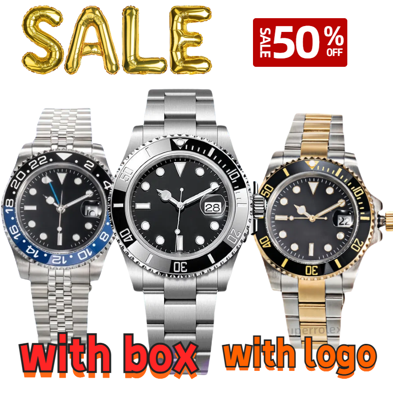 Luxury Watch Watch Mens Automatic mécanical Ceramics 41 mm en acier inoxydable Goliminging Ferm de natation