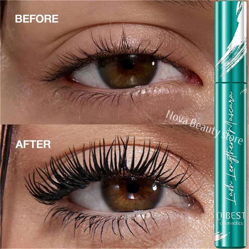 5D Waterproof Lengthening Eyelashes Long Lasting Sweatproof Mascara Black Silk Fibre Make Up Beauty Korean Cosmetics New X250723
