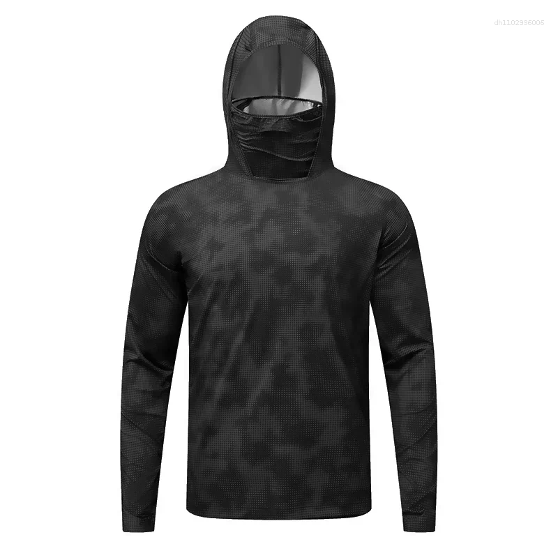 Men's Jackets High Quality Outdoor Sports Running Sunscreen Jacket Fashionable Versatile Anti UV Long Sleeve Printed