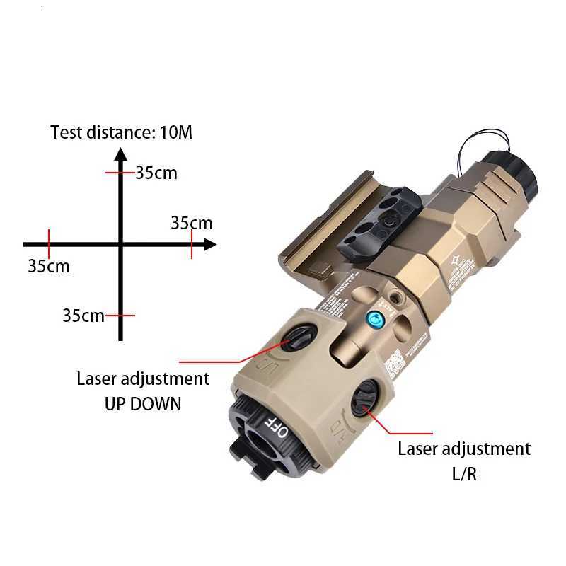 WADSN Tactical Mawl C1 Aluminum Metal Red Green Laser IR Infrared LED Flashlight Scout Light for 20mm Pic Picatinny Rail AR15 W250722