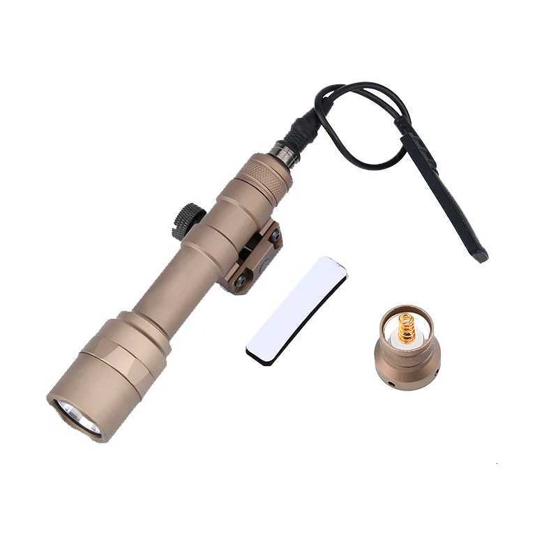 Tactical SF Surefire M600 M600B M600U Flashlight Metal CNC Softair Weapon Light For AR15 M4 M16 HK416 SLR Fits 20mm Picatinny Rail W250722
