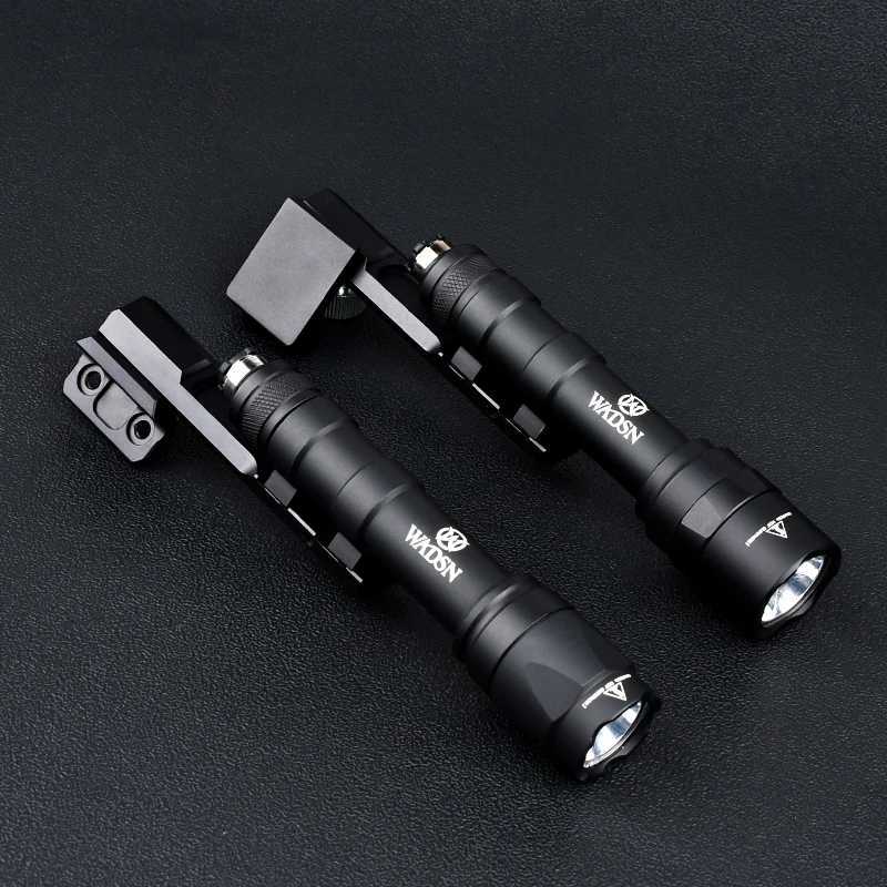 Tactical M300A M300C M300W M600C M600B Thrust Tail Flashlight Sets Extension Stand Suitable for M-LOK KEYMOD Guide Rail Gun Lamp W250722