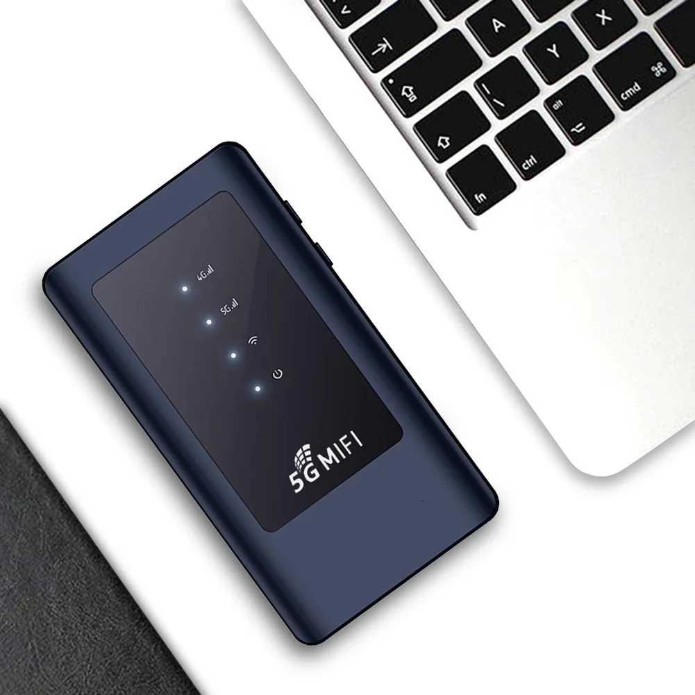 4G MiFi Mobile Modem Portable Wi-Fi Device with SIM Card Slot WiFi5 Dual Band 5Ghz Hotspot 4400mAh Wireless Wifi Router For Home XJ250723