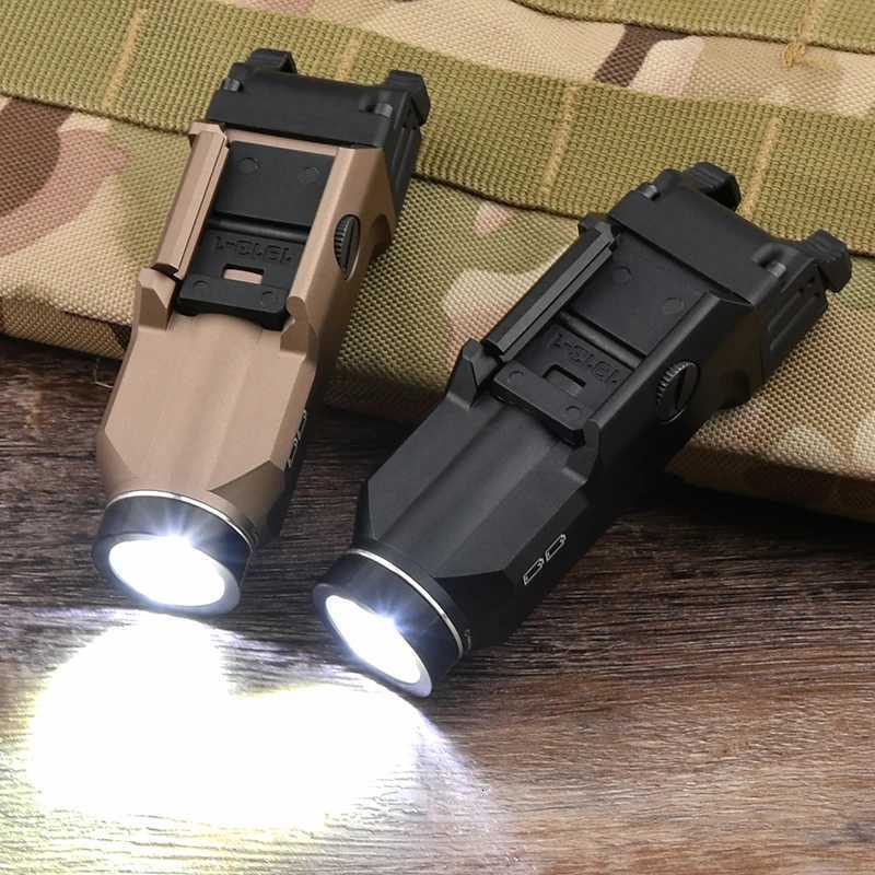 1000Lumen Hunting Scout Light Tactical Weapon Gun Flashlight Toy Pistol Lamp High Power Torch Metal CS Wargame W250722