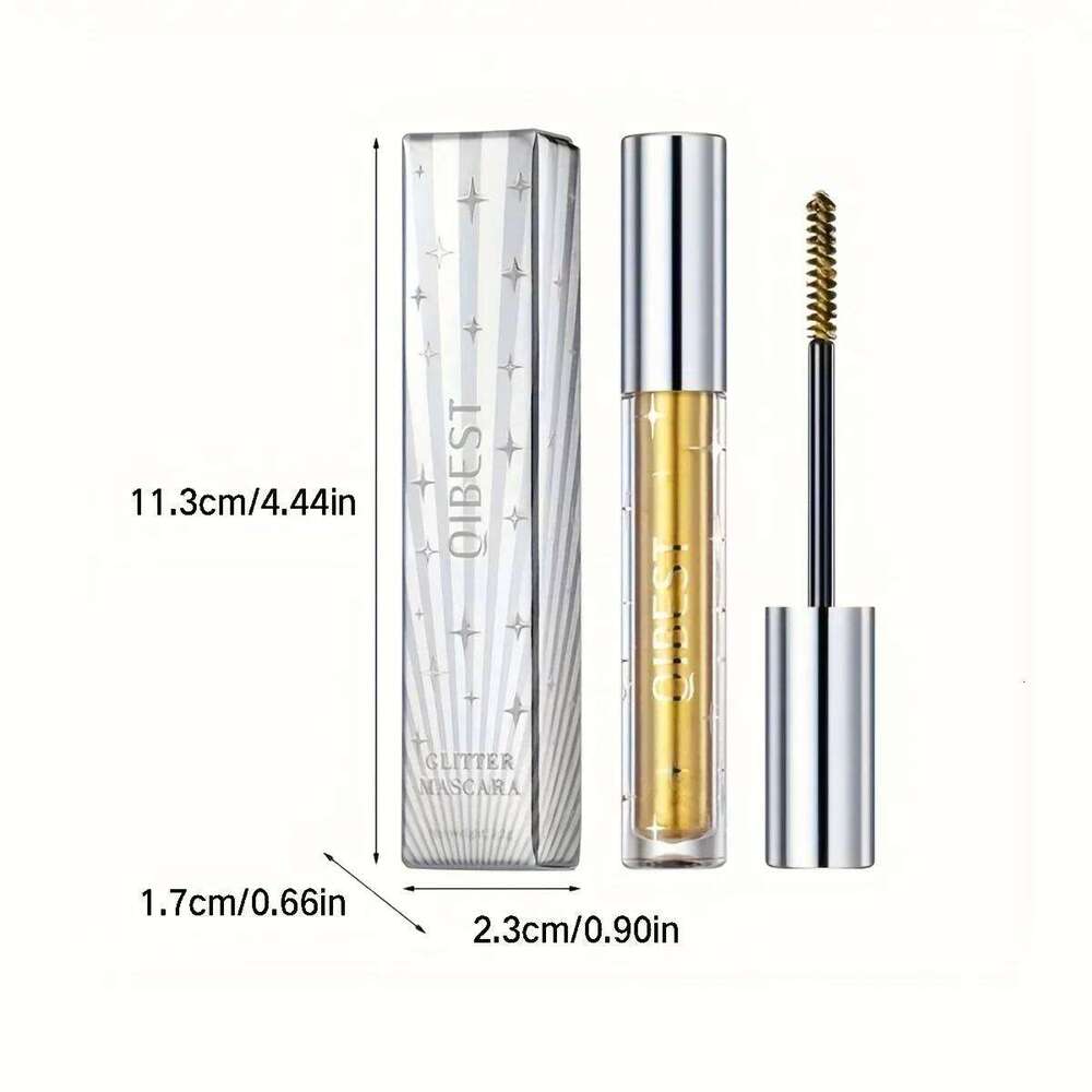Funkelnde Schimmer-Mascara mit glitzerndem Schneeflocken-Finish, wasserfeste und wischfeste Augen-Make-up-Mascara mascara makeup X250