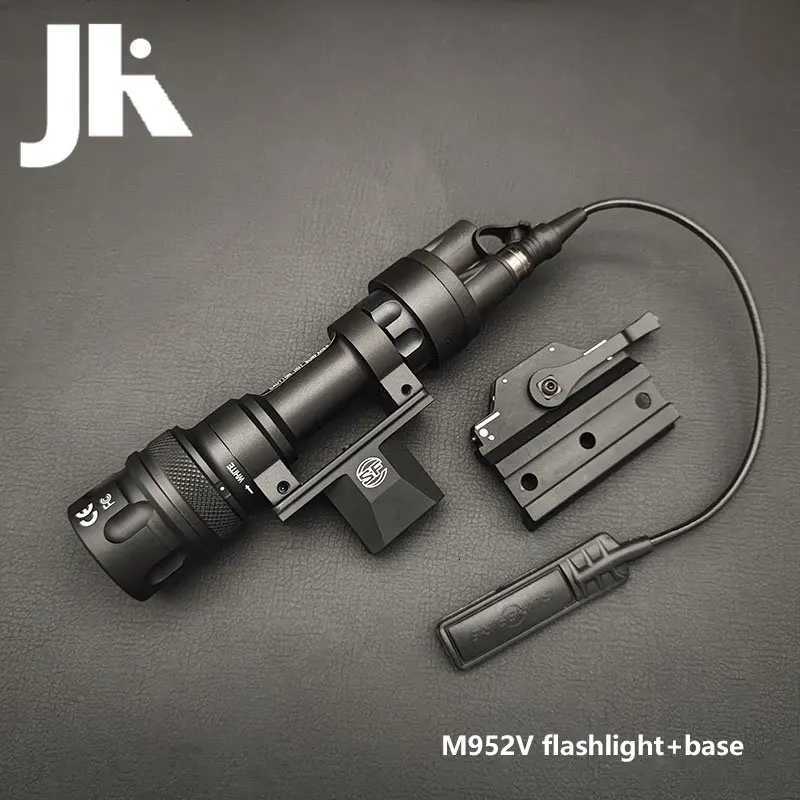 Tactical M952V LED Light Scout Flashlight Weapon Lights With M93 QD Mount Waterproof For Rifle Constant Momentary Strobe Output W250722