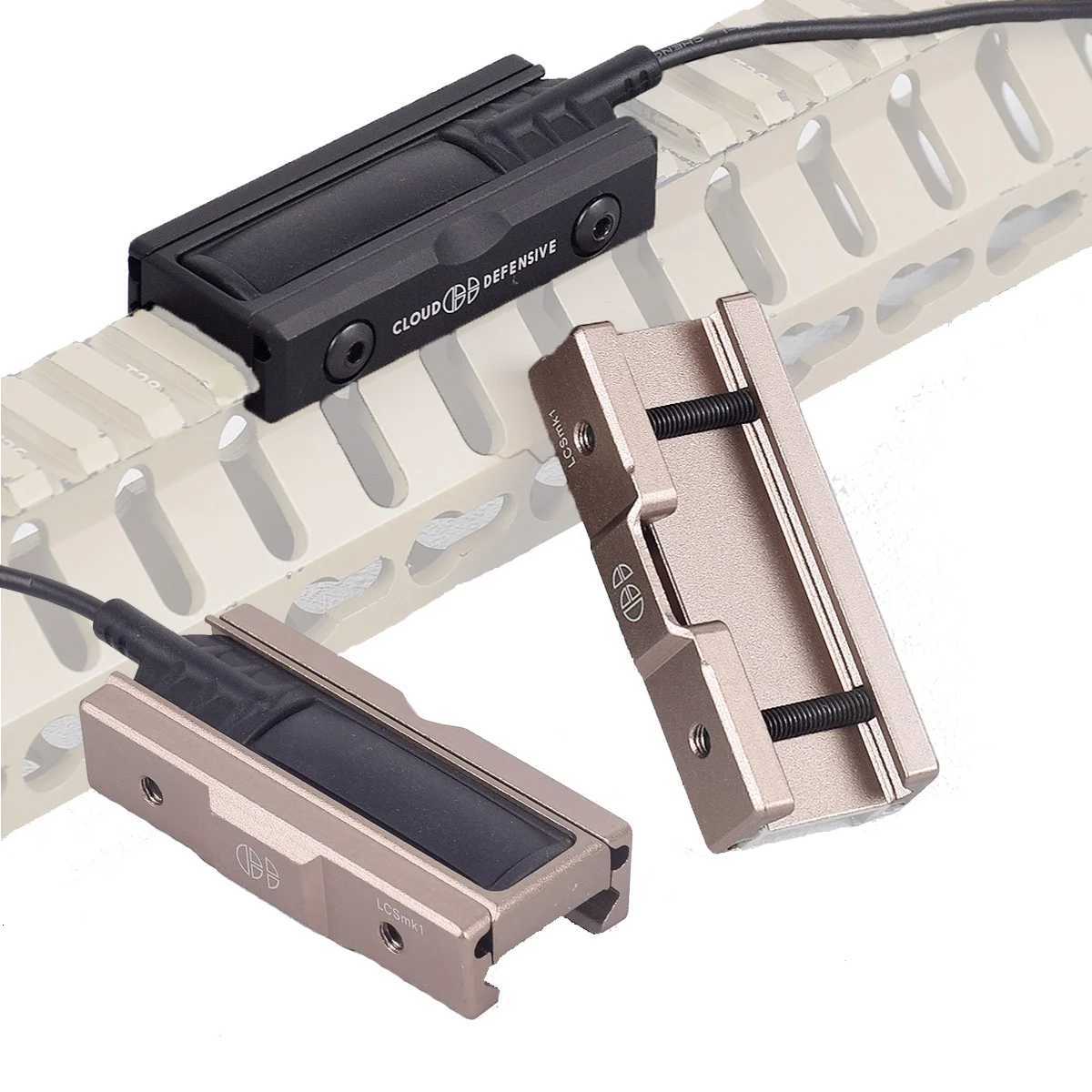 Tactical Airsoft M600 M300 M600C Scout Light Set 20mm Pocket Panel Pad Switch Mlok Picatinny Rail Mount AR15 Rifle Flashlight W250722