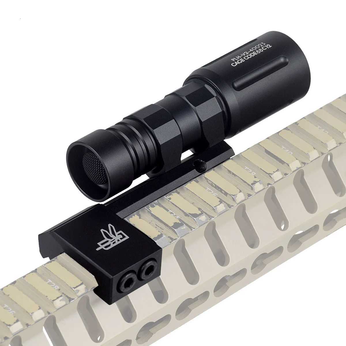 1300Lumen Tactical Led Powerful Flashlight Metal PLHv2 Scout Weapon Light For Picatinny Rail Hunting Airsoft W250722