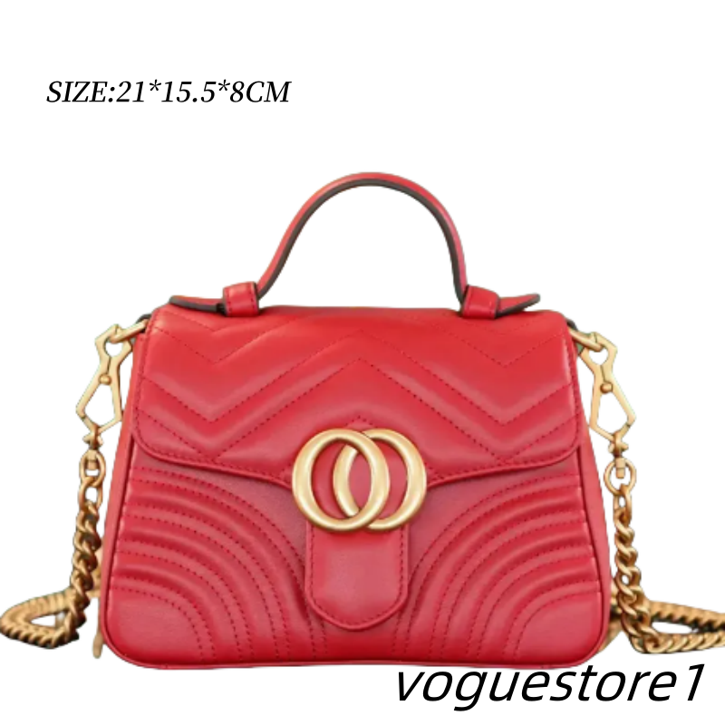 Luxury Designer Marmont for Womens Clutch Flap Camera Shoulder Hand Bag Gold Chain Cross Body Tote Envelope Bag Mini Leather Purse
