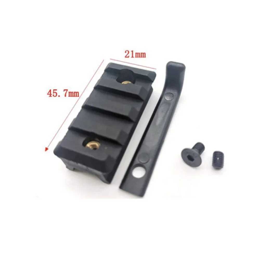 Tactical Helmet Light Mini Flashlight Adjustable Rail Mount Rotatable LED Guide Rail Set Hunting Sports Outdoor Gear Accessories W250722