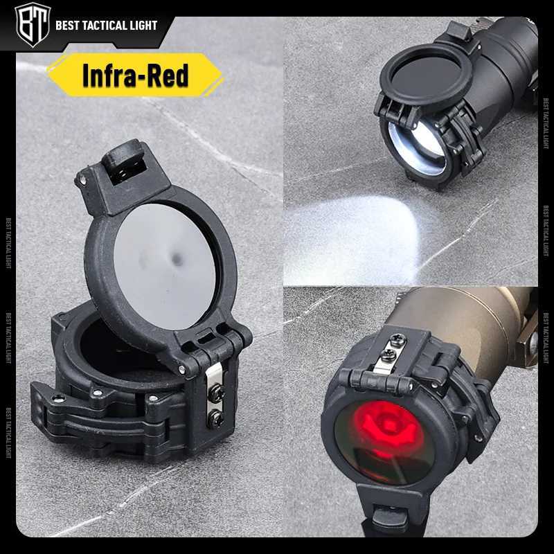 Vadsn SF Surefire M300A Tactical Flashlight White Light With Diffuser Ir Light Lamp Cover Hunting Weapon Airsoft Scout Light W250722