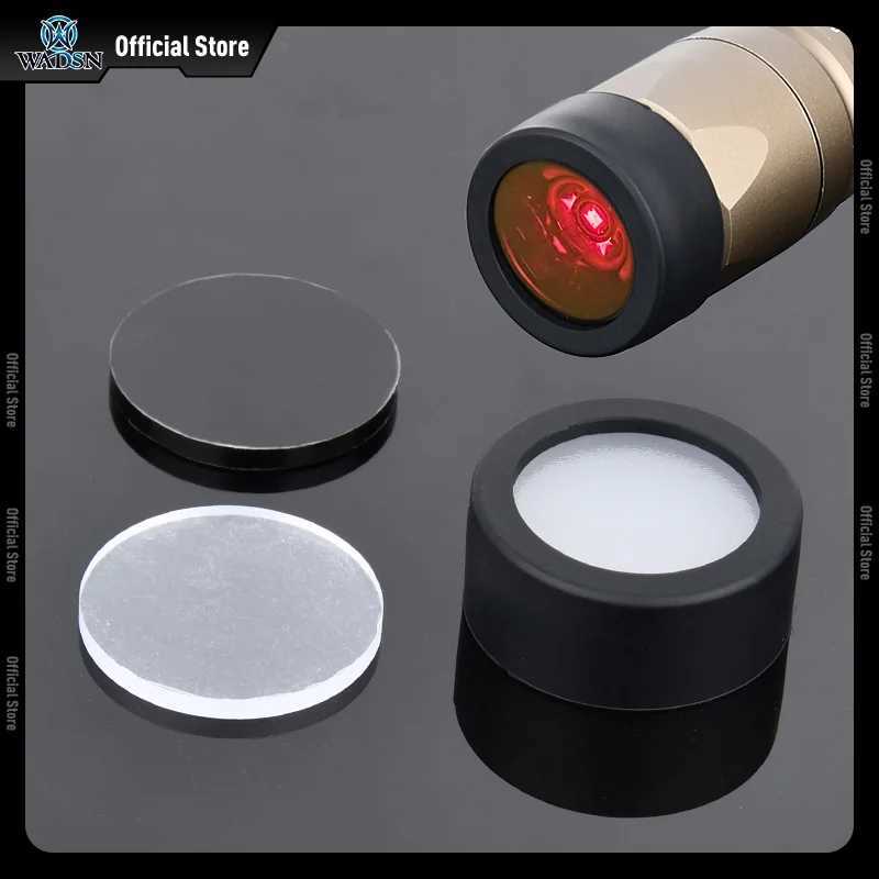 WADSN SF Surefire M600 M300A M600C Flashlight 400/600 Lumens White Light Hunting Weapon Accessories 25.4mm Lamp Cover Custom Lens W250722