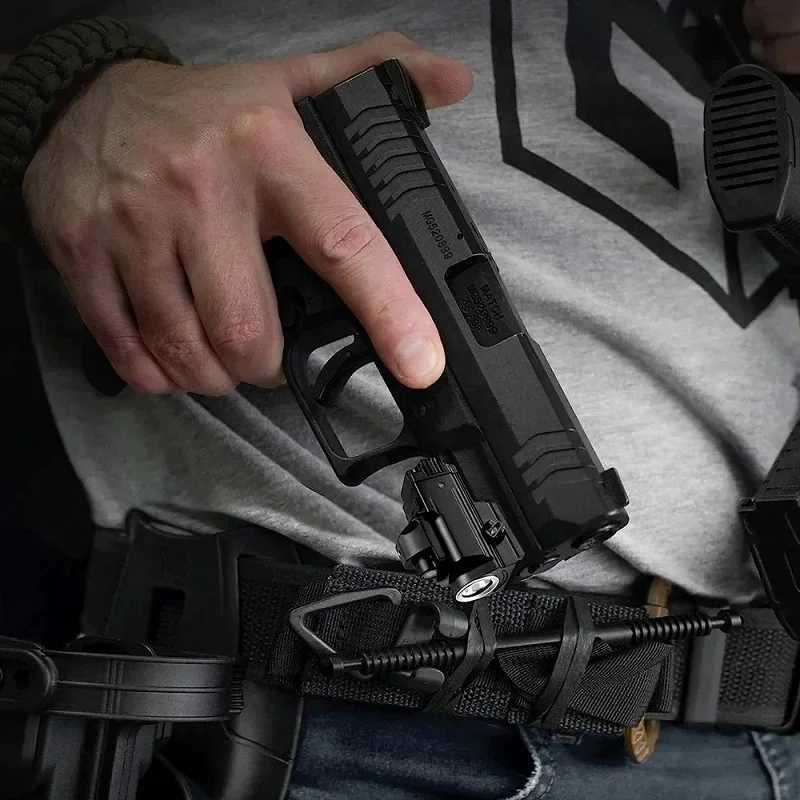 800 Lumens Powfull Tactical Weapon Gun Light 2 In 1 Combo Rechargeable Pistol LED Flashlight for Glock Taurus Fits 20mm Rail W250722