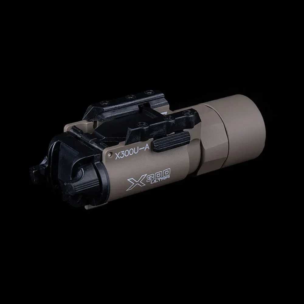 800 Lumens Tactical Metal Pistol Scout Light Airsoft Weapon Gun Light Strobe Flashlight Lanterna Torch W250722