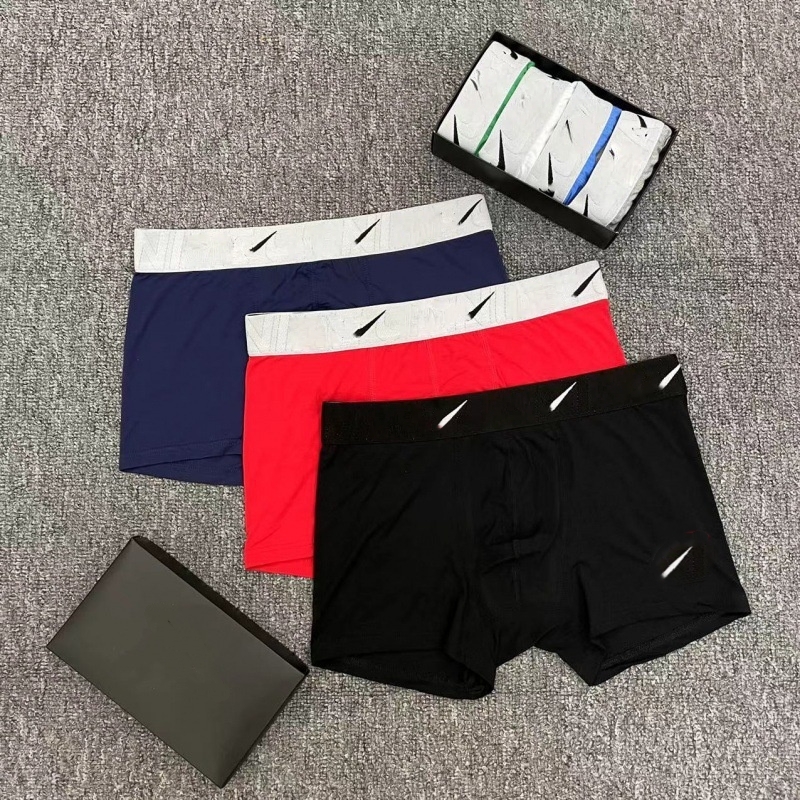 Designer Underpants Mens Boxer Briefs, Letter Fashion Classic Designer Men's Quadrangle Underwear, Cotton Shorts for Men, Man Breathable Sports Underpants
