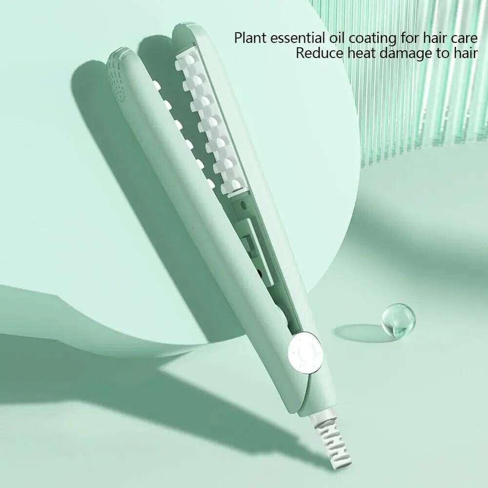 3D Grid Curler Mini Curling Iron Hair Fluffy Splint Portable High Quality Ceramic Corn Perm Styling Tools
