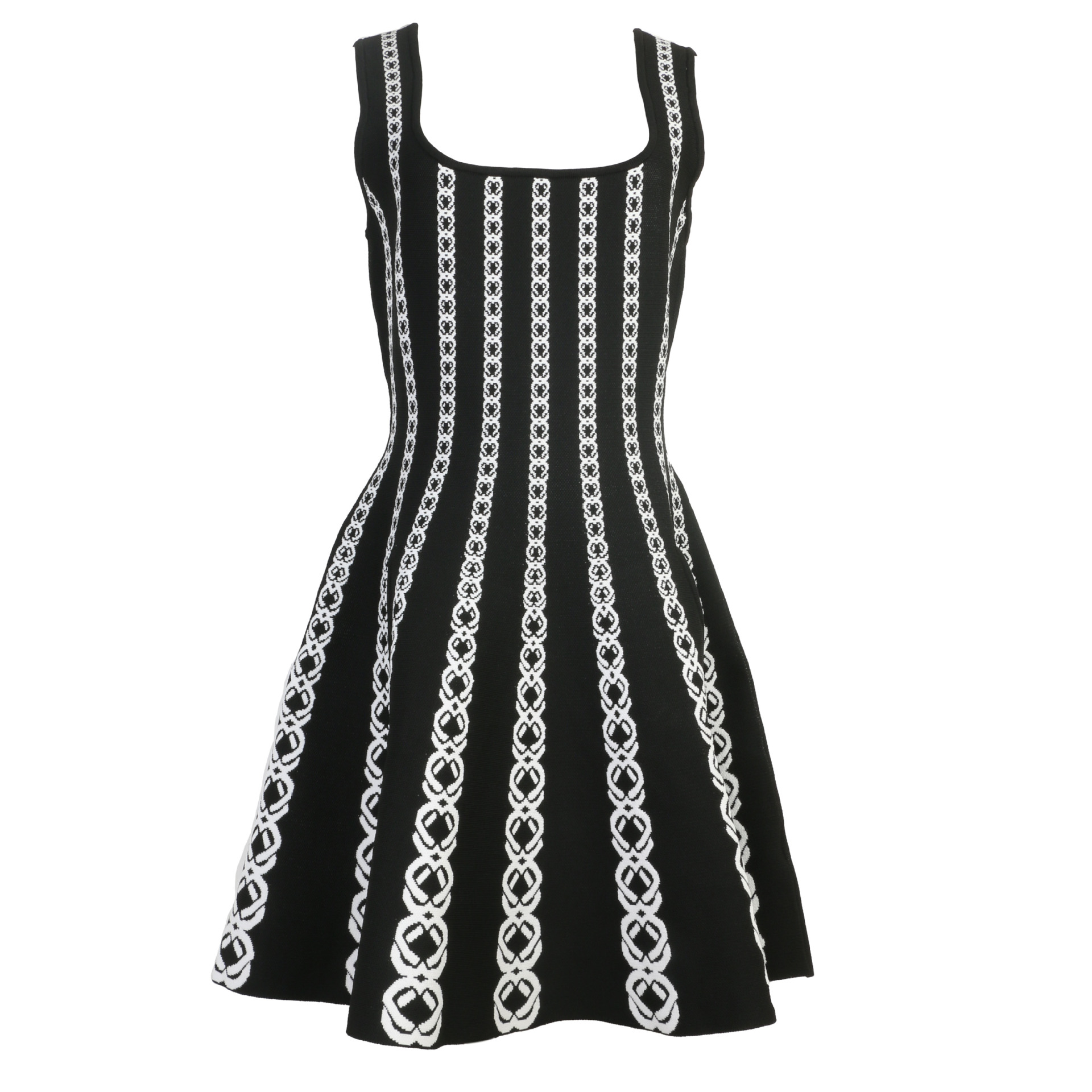 Sleeveless Summer Dress - Fashionable Crew Neck Empire Waist Design for Women C260312