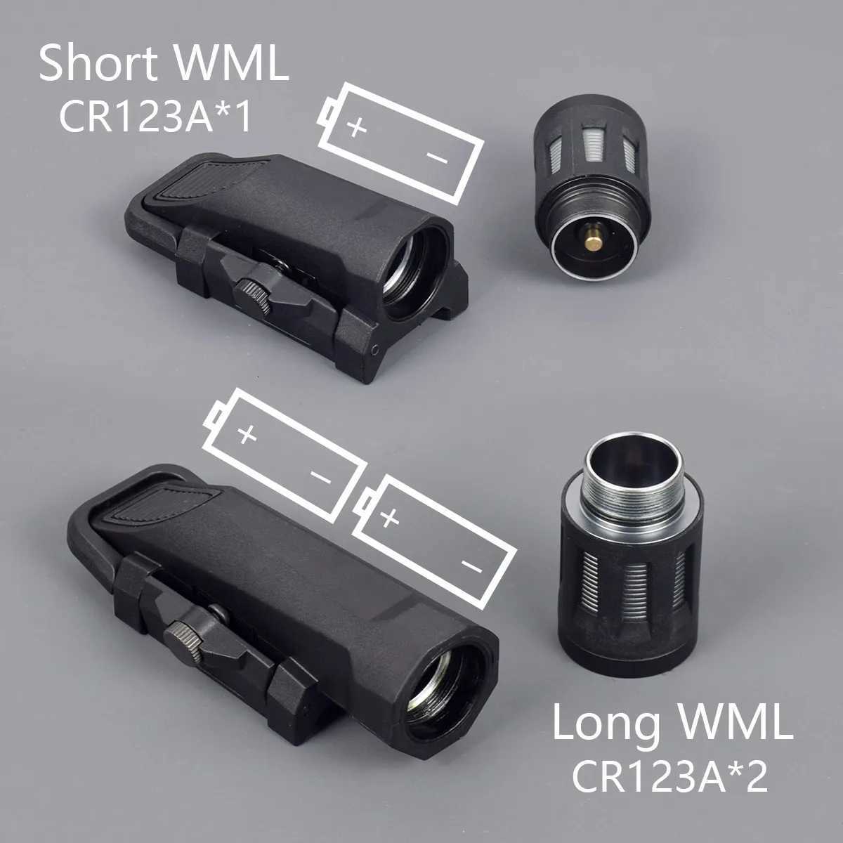 Tactical INFORCE WML Masterfire APL Weapon Gun Light For Airsoft Pistol Rifle Fits 20mm Picatinny Rail Hunting Flashlight W250722