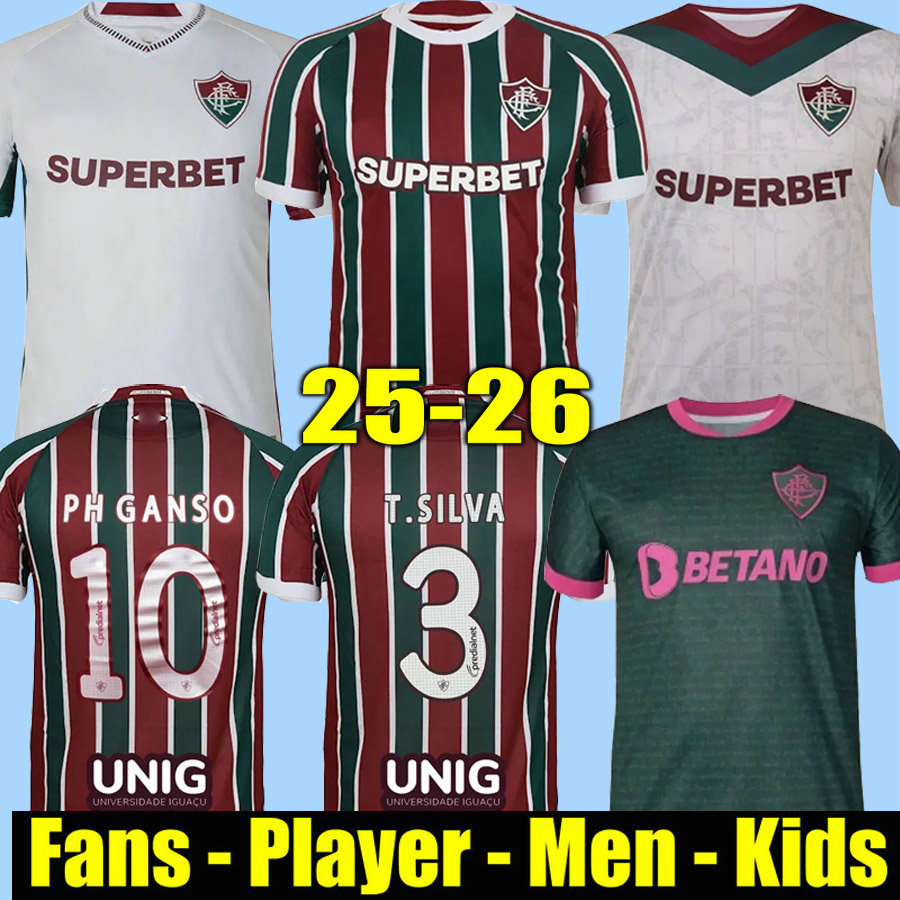 Fluminense jerseys 2025 2026 PH GANSO T.SILVA Fluminense football shirt 25 26 J.ARIAS MARTINELLI soccer jersey