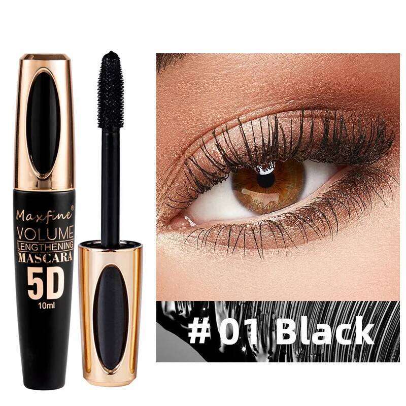 5D Mascara Waterproof Sweatproof Non-sdgy Non-sdge Natural Lengthening Lasting Cosmetics Makeup Cosmetic X250722