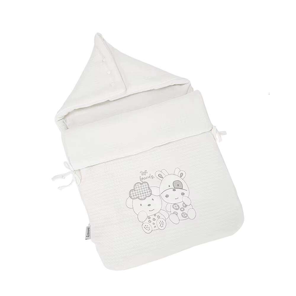 Fashion Newborn Autumn Winter Baby Wrap Hooded 0-6 Months Sleeping Bag Comfortable Warm Printed Animal Style