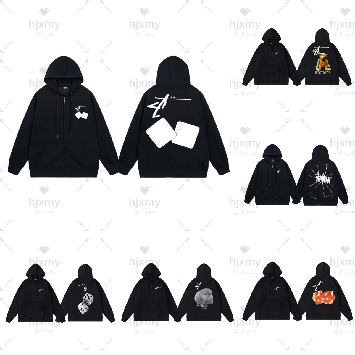 stusyhoodie mens designer hoodie jacket fashion women hoodies fashion hooded pullover US size XL round neck long sleeve clothes sweatshirts coat jumper