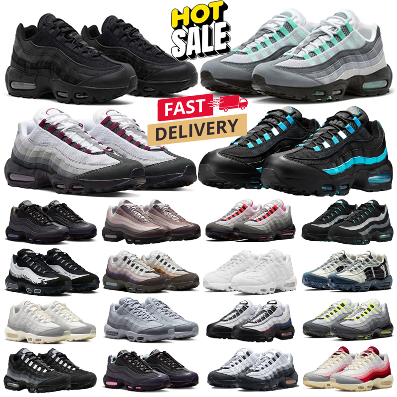 95 95s Men Triple White Black Running Shoes Sneaker Aegean Storm Pink Beam Michigan Midnight Navy Cool Grey Obsidian Trainers Sports Sneakers 36-46 47 48