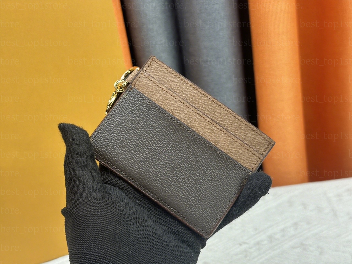 with box 2025 luxury wallet card holder loubag designer wallet mens wallets women cardholder men purses purse cardholders Womens mini business gift chain