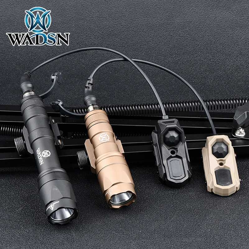 Vadsn M300 M600 Flashlight Switch Kit Fit 20mm Picatinny Mlok Keymod Rail Metal Led Light Airsoft Hunting Weapon Lamp W250722