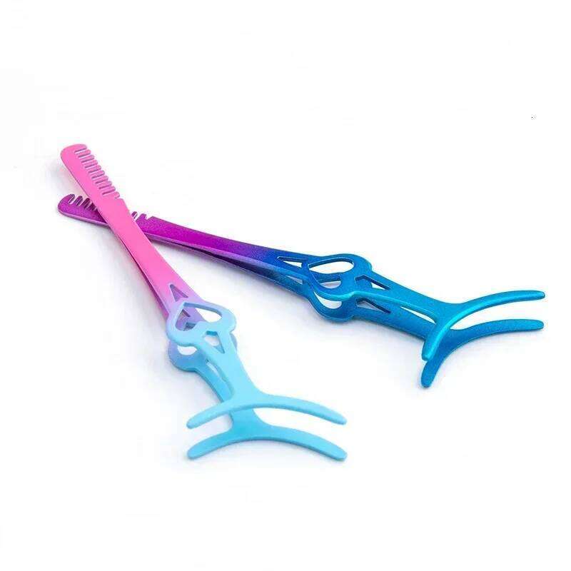 Mascara Eyelashes Clip Aids Lashes Beauty Paste False Tools Fake Eyelash Applicator Tweezers Curler Makeup Cosmetic Tool Eyelash Curl