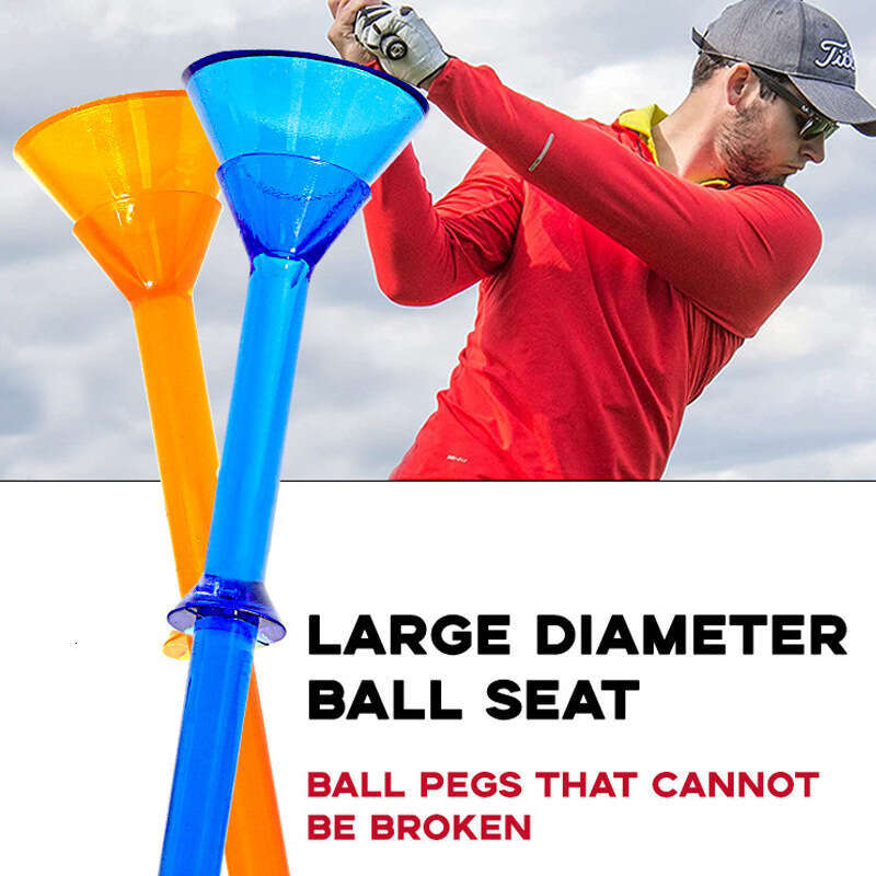 85mm golf nail mug durable and tough golf nail golf accessories factory spot wholesale wear-resistant Multicolor Low-Resistance Golf Tees with Positio